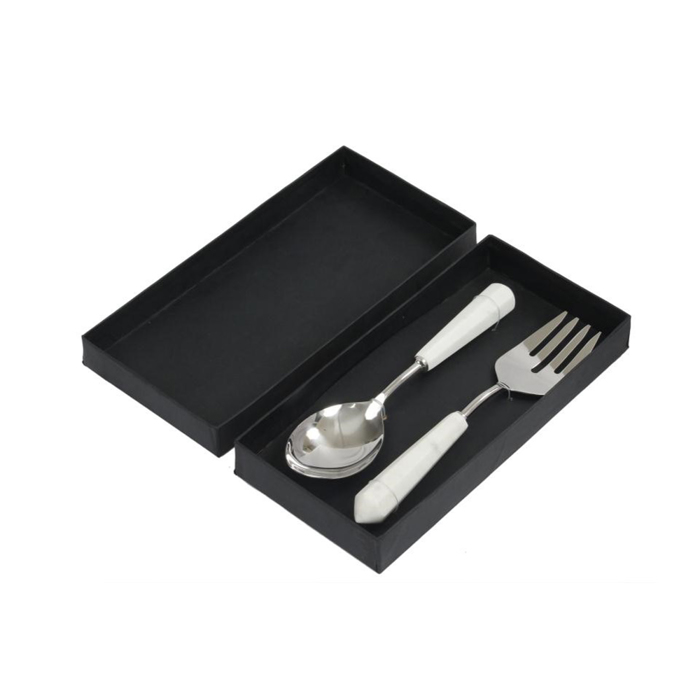 Liberta-Maison Marmo Set Serbirismatos Salatas 28x7x3cm Atsali Lefko Marmaro 018949