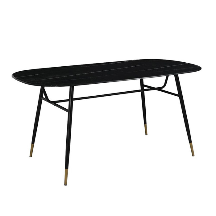 Liberta - Maison NERO Τραπέζι Μαύρο με Όψη Μαρμάρου 160x90x76.5cm 02-0330 Liberta - Maison NERO Trapezi Mavro me Opsi Marmarou 160x90x76.5cm 02-0330