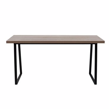 Liberta - Maison PLEGMA Τραπέζι Sonoma/Μαύρο 160x80x76cm 02-0364