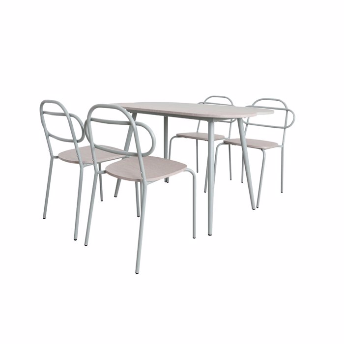 Liberta - Maison ITALIAN Set Trapezarias Fusiko Anoixto 120x75x75cm 02-0673