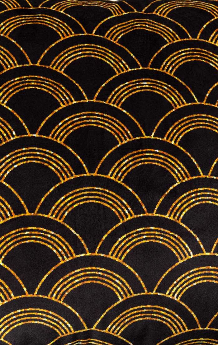 Liberta - Maison SUNRISE 1 Diakosmitiko Maxilari Beloudino Mavro/Xruso 45x45cm 020460