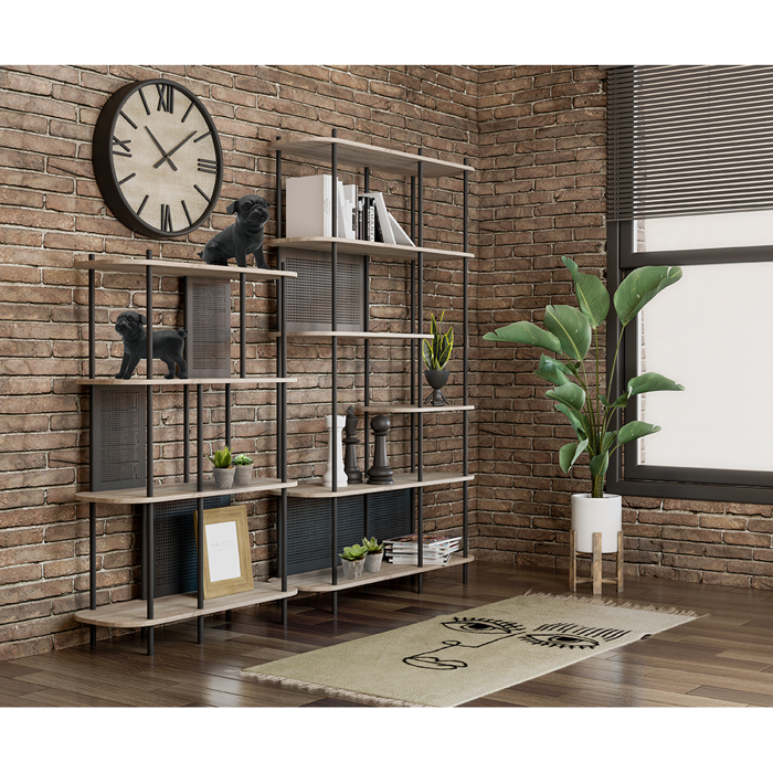 Liberta - Maison FACE Xali Bambakero Bez/Mavro 60x90cm 020482