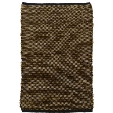 Liberta-Maison EARTH Χαλακι 60x90cm Γιούτα Μπεζ Μαύρο Βαμβάκι 020527