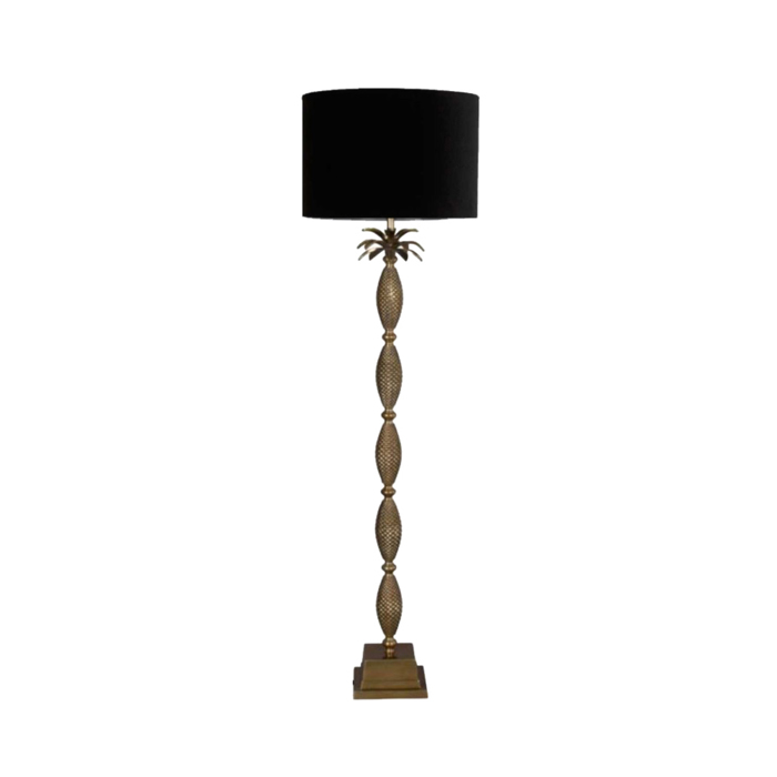 Liberta-Maison Ananas Fotistiko Epidapedio 53x53x168cm Alouminio Bronze Mavro 020943