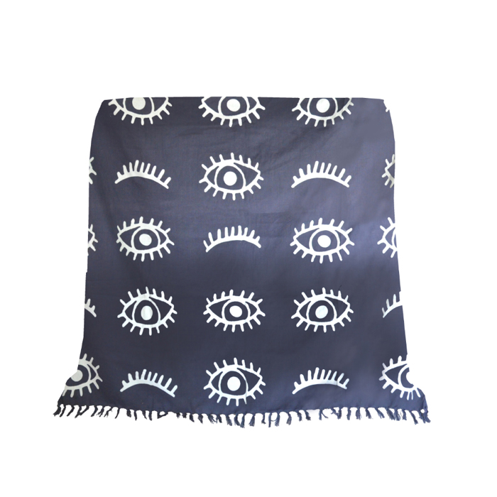 Liberta - Maison EYES GREY Rixtari Bambakero Ble/Lefko 130x170cm 021788