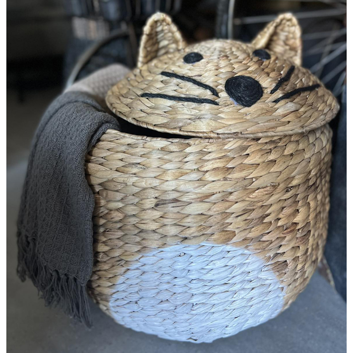 Liberta - Maison TIGRO Kalathi me Kapaki apo uakintho/Sidero Fusiko/Lefko F36x56cm 021912