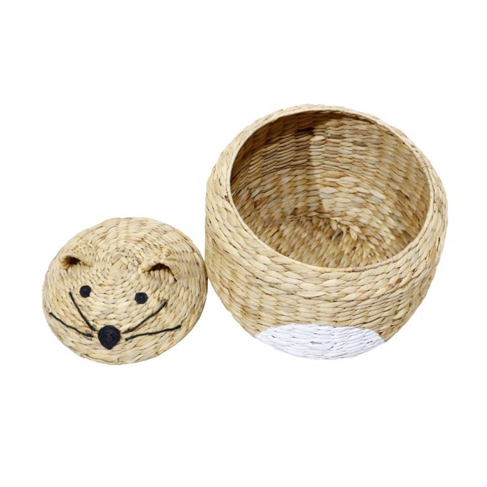 Liberta - Maison TIGRO Kalathi me Kapaki apo uakintho/Sidero Fusiko/Lefko F36x56cm 021912