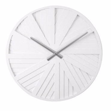 Liberta-Maison Haarlem 2 Ρολόι Τοιχου 50x50x4cm MDF Λευκό 021956