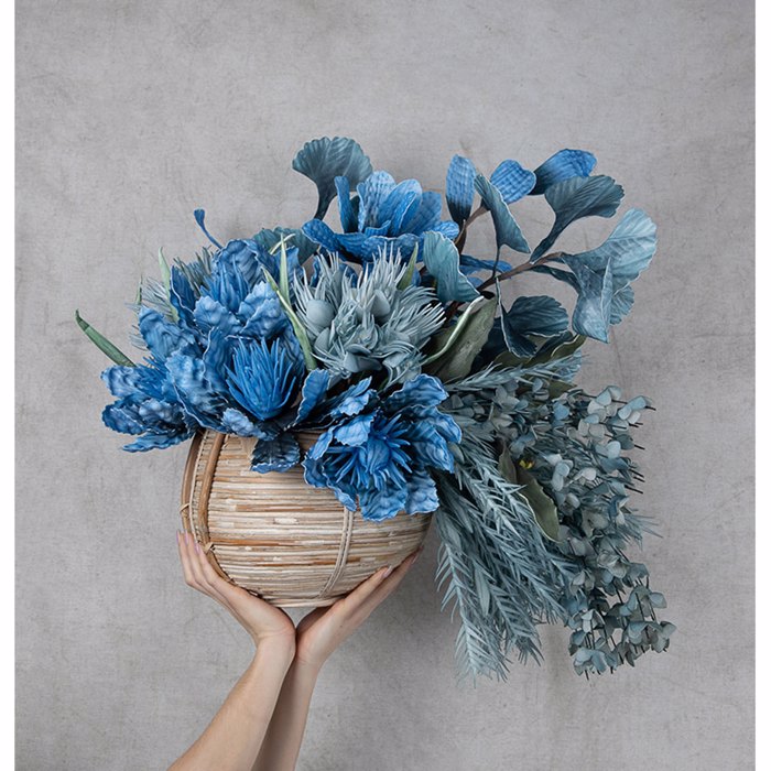 Liberta - Maison SIFIR Set ton 2 Kalathi Rattan Fusiko F45x28cm 022028