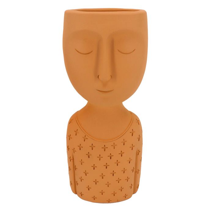 Liberta - Maison SKEPTICAL 1 Kaspo Resin Terracotta 10.8x8.7x25.6cm 022126