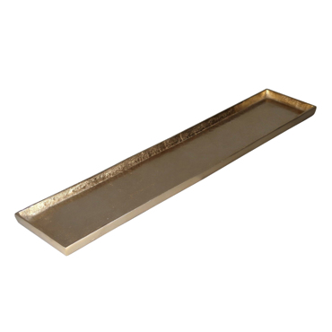 Liberta - Maison WARDA Δίσκος Διακόσμησης Αλουμινίου Χρυσός 88x18x3cm 022450