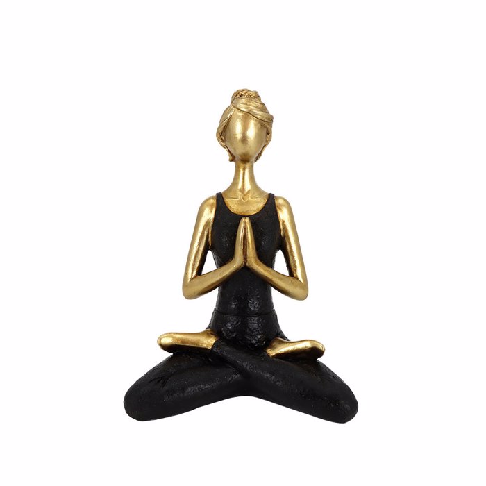 Liberta - Maison VASANTA 2 DECO Figura Resin Xrusi/Mavri 13.5x9x19cm 022719