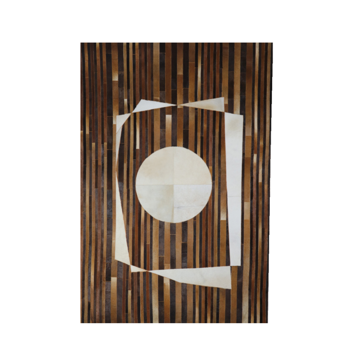 Liberta-Maison Center Xali Saloniou 160x240cm Derma Kafe Mavro Mallino Bez 024838