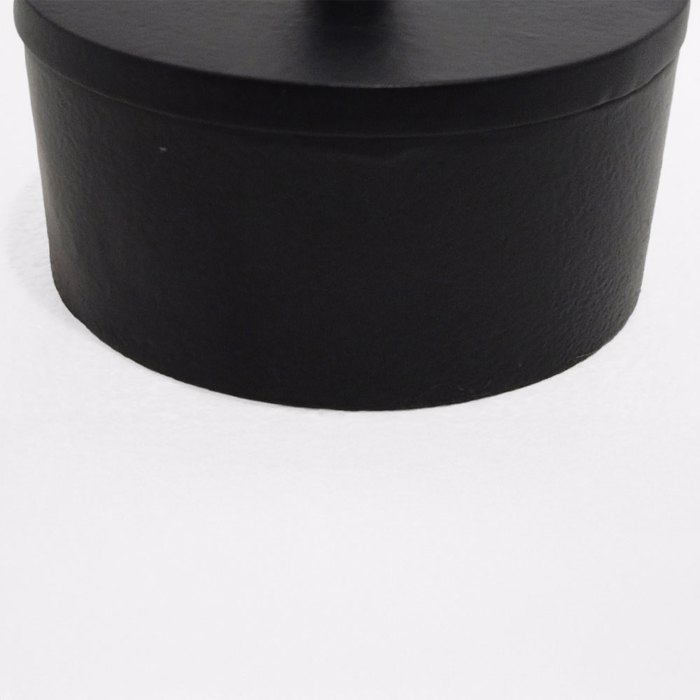 Liberta-Maison BOITE Doxeio Apothikefsis Me Kapaki 14x14x10cm Alouminio Mavro 026008