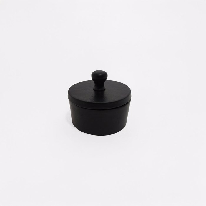 Liberta-Maison BOITE Doxeio Apothikefsis Me Kapaki 11x11x10cm Alouminio Mavro 026009