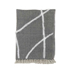 Liberta - Maison SAGA Rixtari Diakosmitiko 180x240cm Bambaki Lefko Mavro Polyester 026024