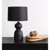 Liberta-Maison Moa Fotistiko Epitrapezio 11x11x41cm Keramiko Mavro ufasma Mavro 026405