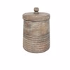Liberta-Maison INDI Doxeio Apothikefsis Me Kapaki 12x12x17cm Xulo Fusiko Antike 026517