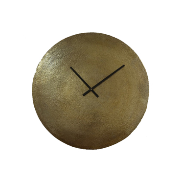 Liberta-Maison Scudo Ρολόι Τοίχου 74x74x1cm Αλουμίνιο Brass Antique 027839