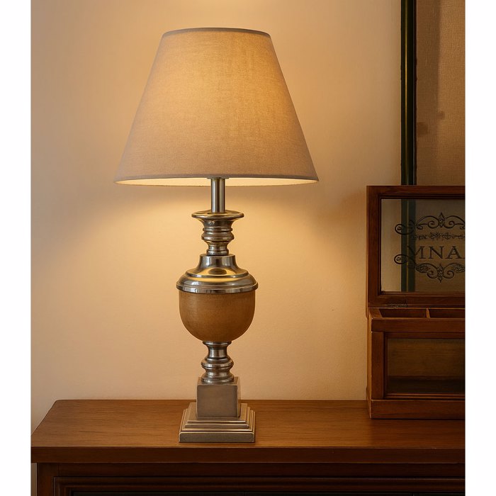 Liberta-Maison Amable Fotistiko Epitrapezio 21x35x62cm Alouminio Asimi Fusiko Xulo Bez 028233