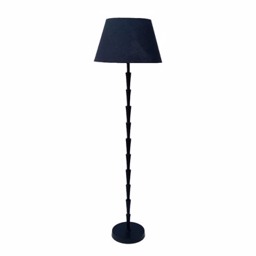 Liberta-Maison Marty Φωτιστικό Επιδαπέδιο 28x45x150cm Αλουμίνιο Μαύρο Ύφασμα Μαύρο 028248