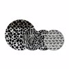 Liberta-Maison Safari Piato Gukou Set 7tmx 30x30x3cm New Bone China Lefko Mavro 028890