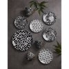 Liberta-Maison Safari Piato Gukou Set 7tmx 30x30x3cm New Bone China Lefko Mavro 028890