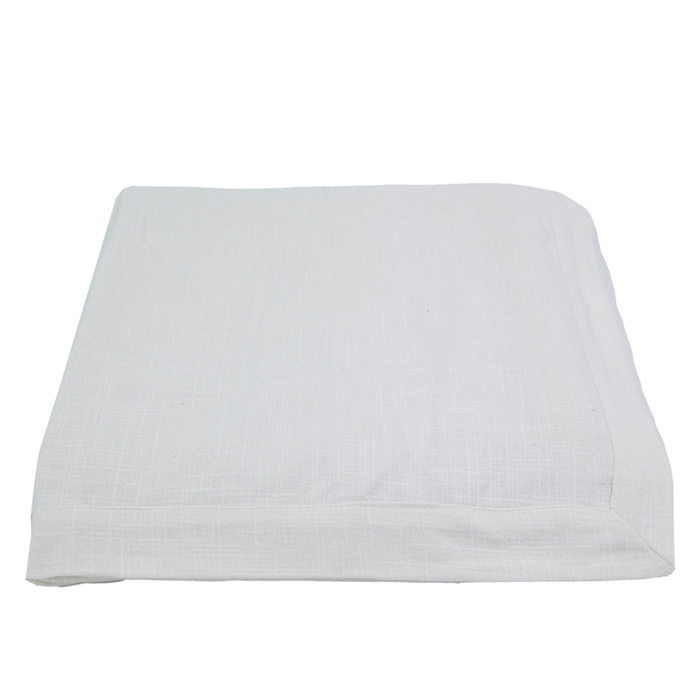 Liberta - Maison MANTEL BLANC A Trapezomantilo Bambakero Lefko 220x140cm 028971