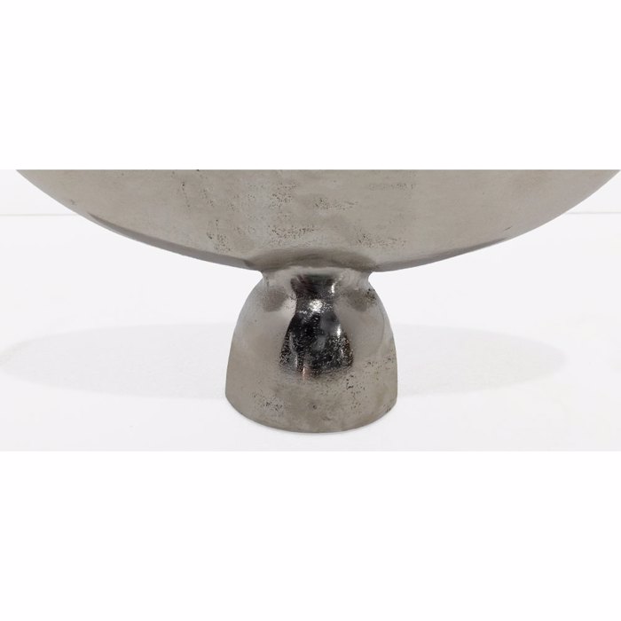 Liberta - Maison MENDO Bol Alouminiou me Podi Silver Nickel 36x12x15cm 029009