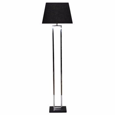 Liberta-Maison Anselm Φωτιστικό Επιδαπέδιο 41x25x154cm Ατσάλι Ασημί Μαύρο 029216