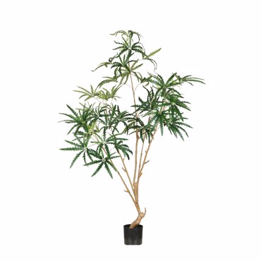 Liberta-Maison Peacock Tree Δέντρο Τεχνητό σε Γλάστρα 180cm PE Πράσινο Μεταξωτό Ύφασμα 029875