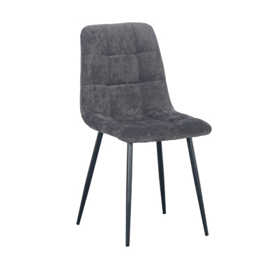 Liberta - Maison NATURE Καρέκλα Σκούρα Γκρι 46x56.5x87.5cm 03-0860