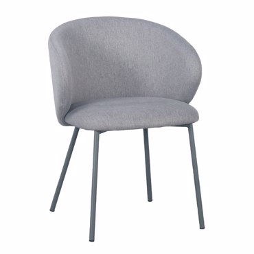 Liberta - Maison KIRA Καρέκλα Γκρι Ανοιχτό 56x56x74.5cm 03-1057