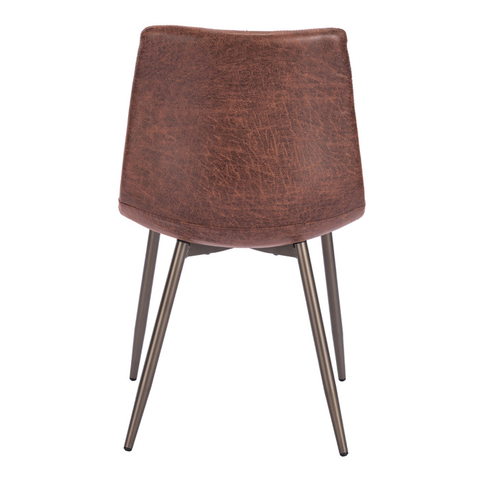 Liberta - Maison STRIPES Καρέκλα Καφέ/Gunmetal 48x56x80cm 03-1117 Liberta - Maison STRIPES Karekla Kafe/Gunmetal 48x56x80cm 03-1117