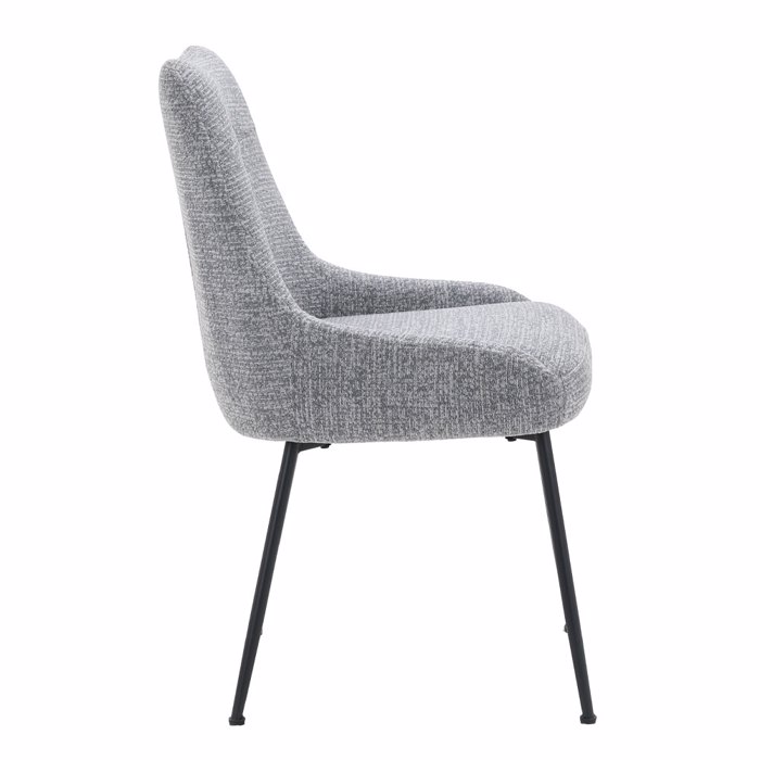 Liberta - Maison DON Καρέκλα Γκρι 52x57x86.5cm 03-1161 Liberta - Maison DON Karekla Ggri 52x57x86.5cm 03-1161