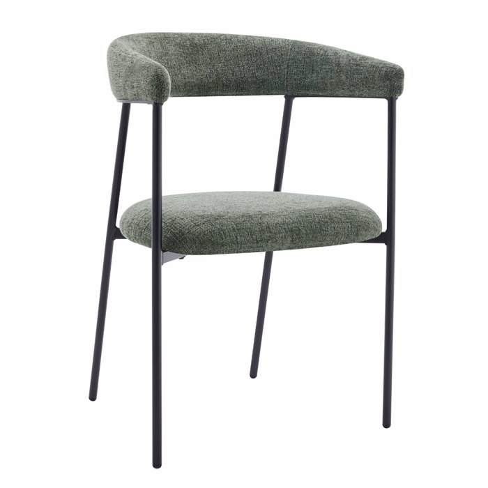 Liberta - Maison ECLIPSE Karekla Ladi Silver/Mavri 52x51x83cm 03-1197