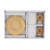 Liberta-Maison Nordic Koupa 20x14x7cm Porselani Lefko Fusiko Bamboo 030015