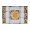 Liberta-Maison Nordic Koupa Espresso Set 6tmx 29x21x7cm Porselani Lefko Fusiko Bamboo 030016
