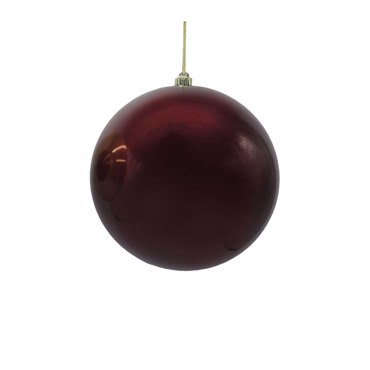 Liberta - Maison XMAS CAROL 15 Κρεμαστή Μπάλα Πλαστική Μπορντό 15x15x15cm 030187