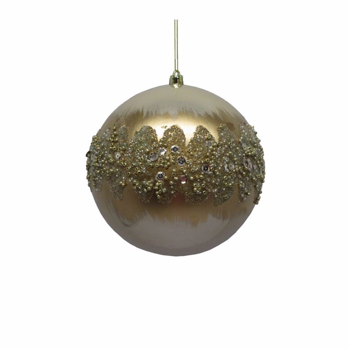 Liberta - Maison XMAS JOLLY Kremasti Bala Plastiki Xrusi 15x15x15cm 030196