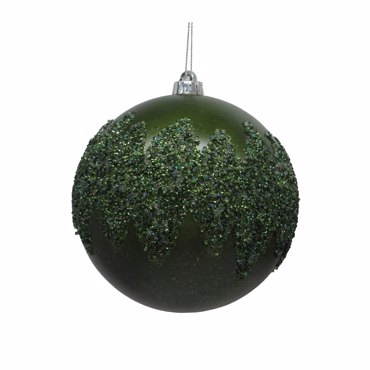 Liberta - Maison XMAS JINGLE Κρεμαστή Μπάλα Πλαστική Πράσινη 20x20x20cm 030199