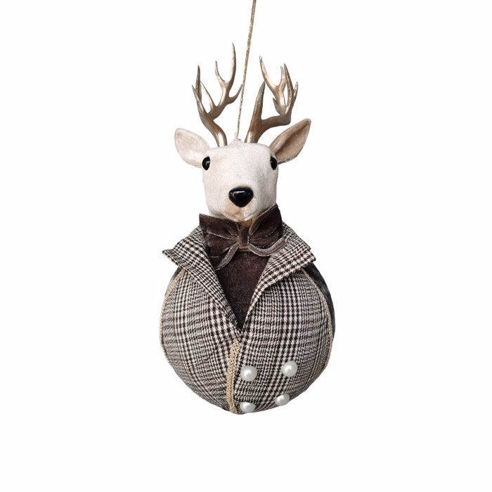 Liberta - Maison XMAS GENTLEMAN A Bala Foam Beloudini Poluxromi 14x14x28cm 030287