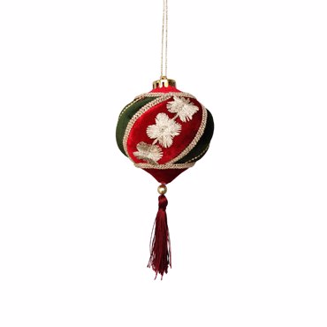 Liberta - Maison XMAS VELOUR A Μπάλα Foam Βελούδινη Πολύχρωμη 10x10x11cm 030298