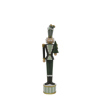 Liberta - Maison XMAS GREEN SOLDIER S DECO Molubenios Stratiotis Resin Prasinos/Lefkos/Xrusos 9x11x45cm 030484