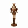 Liberta - Maison XMAS WOODY NUTCRACKER L DECO Karuothrafstis Resin Kafe/Mpez 13x11x37cm 030495