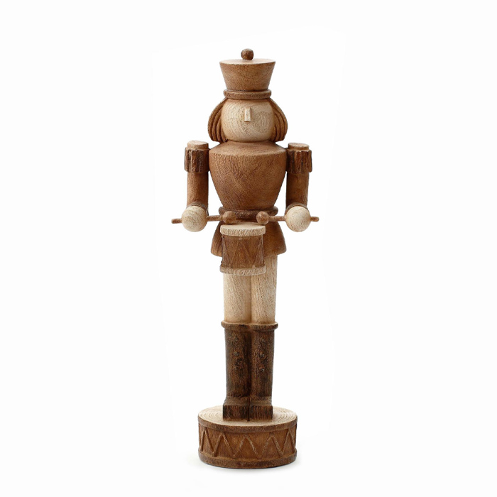 Liberta - Maison XMAS WOODY NUTCRACKER L DECO Karuothrafstis Resin Kafe/Mpez 13x11x37cm 030495