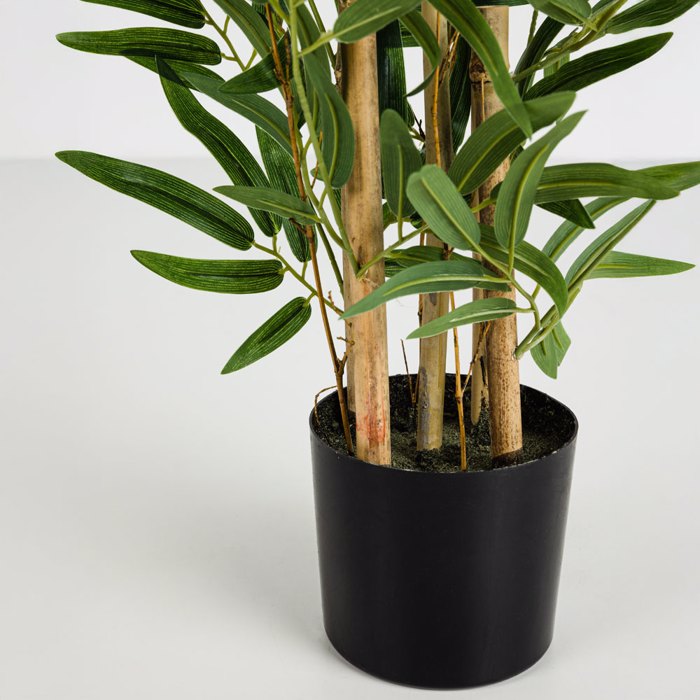 Liberta-Maison Bamboo Futo Texnito Se Gastra 70cm Polyester Prasino PVC 030727