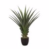 Liberta-Maison Agave Futo Texnito se Gastra 90cm PVC Prasino Mavro Tsimento 030828