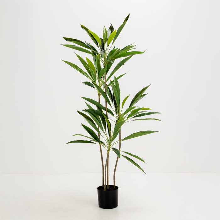 Liberta - Maison VELVET TREE Dentro Texnito PVC Prasino se Mavri Tsimentenia Gastra 120cm 030848