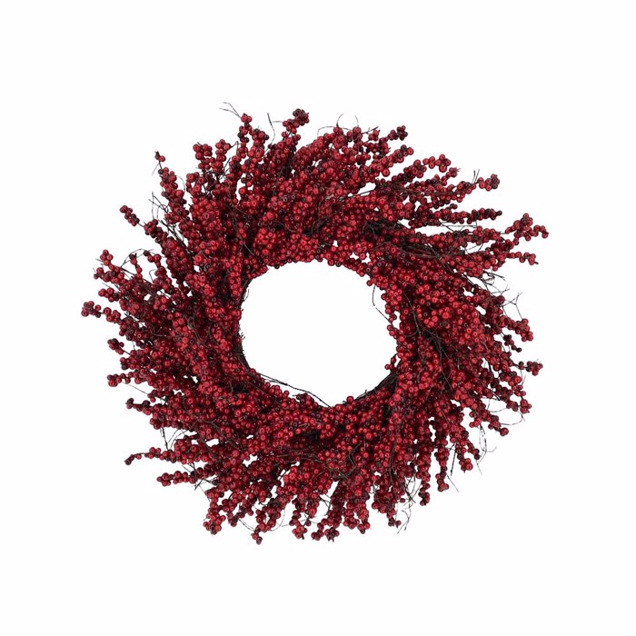 Liberta - Maison XMAS RED BERRY B Stefani me Ggri Polyfoam PVC Kokkino F60cm 031061
